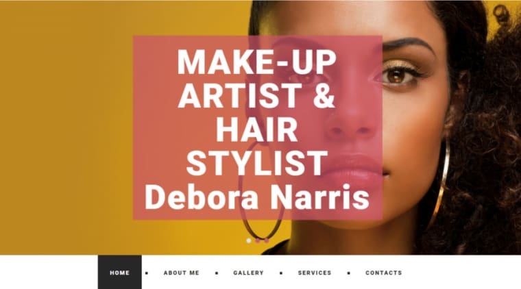 Debora Harris Fashion Stylist Website Design