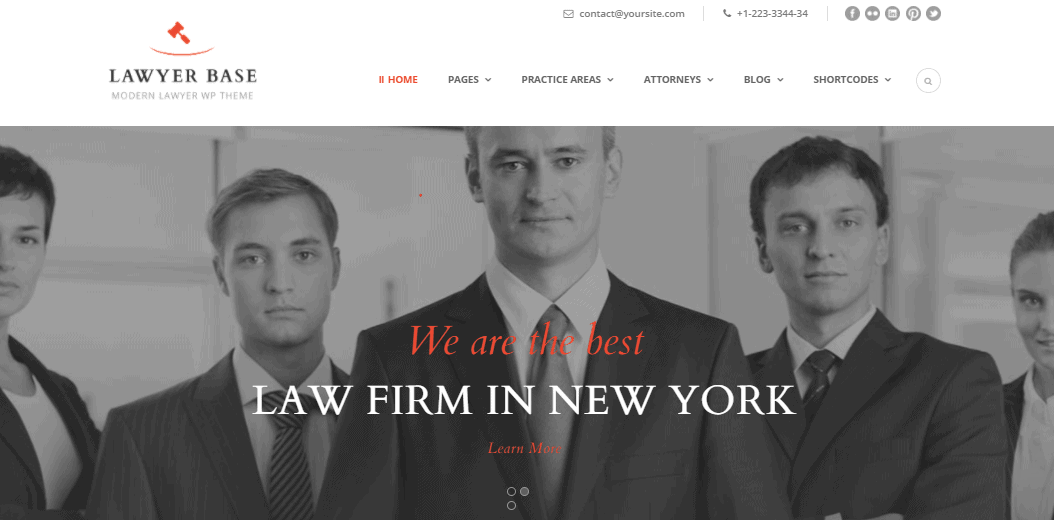 Lawyer Base theme