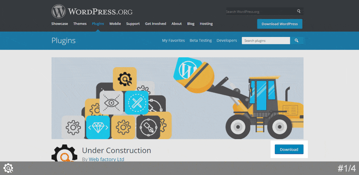 How to install UnderConstructionPage - UnderConstructionPage