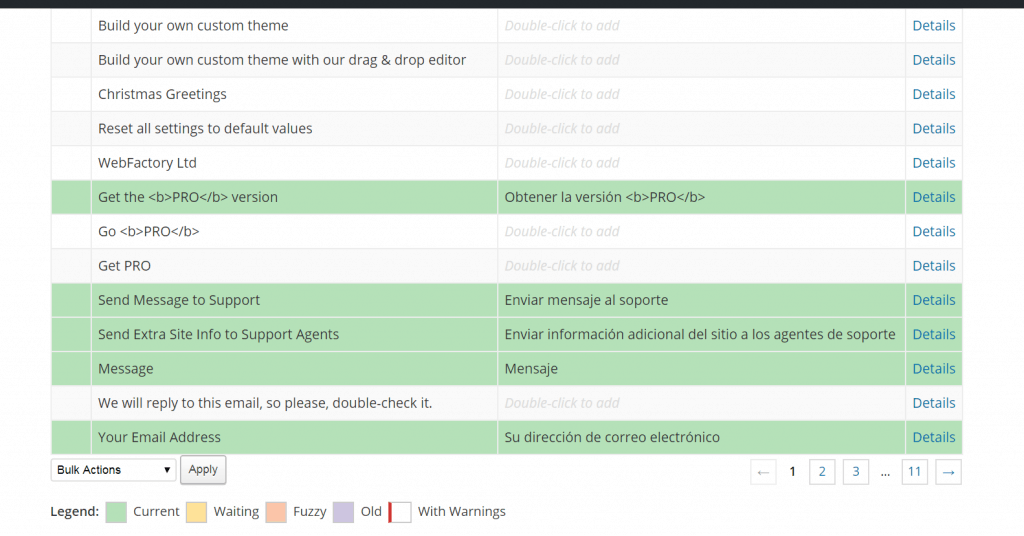 Under Construction Page WordPress plugin translation