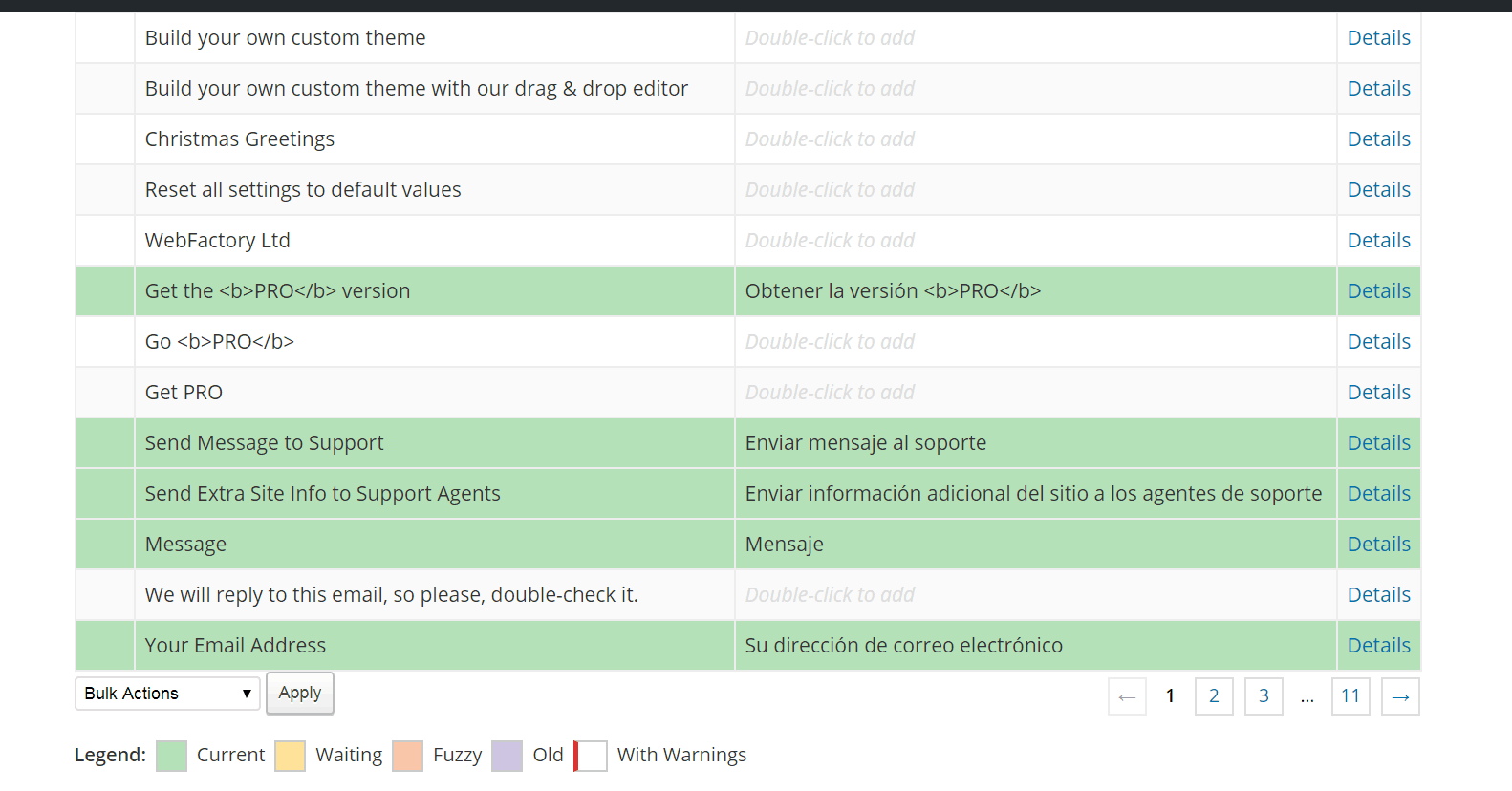 Under Construction Page WordPress plugin translation