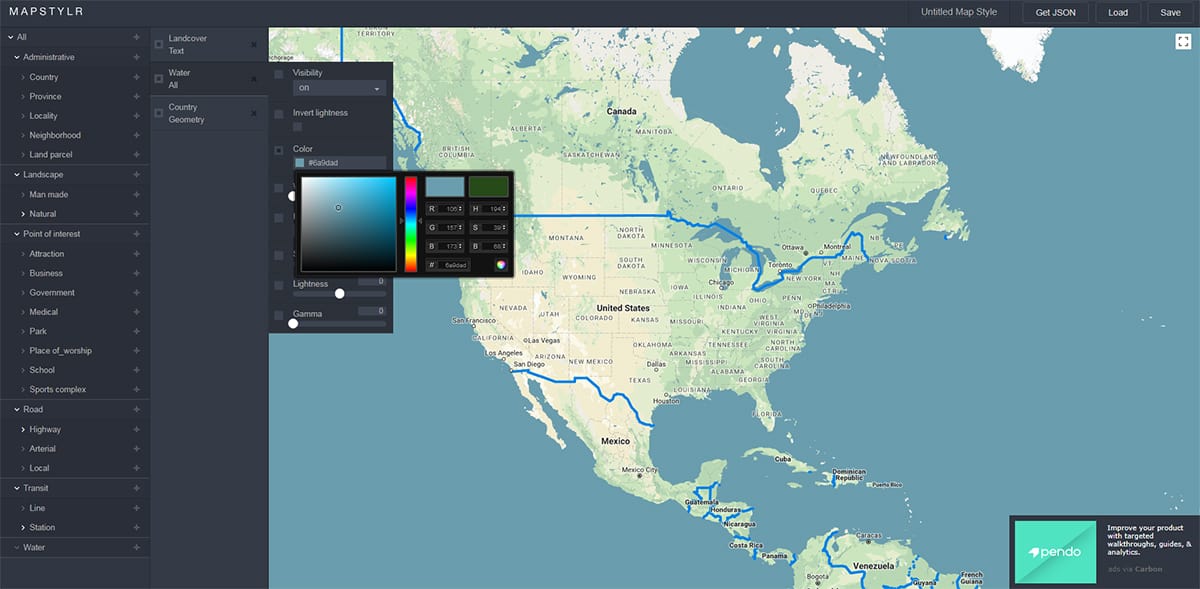 Style your Google Maps Widget