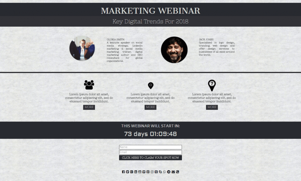 Marketing Webinar