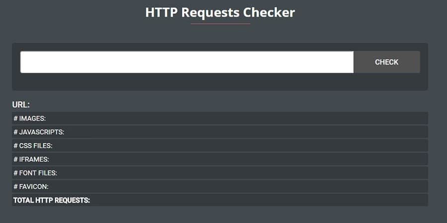 HTTP requests checker