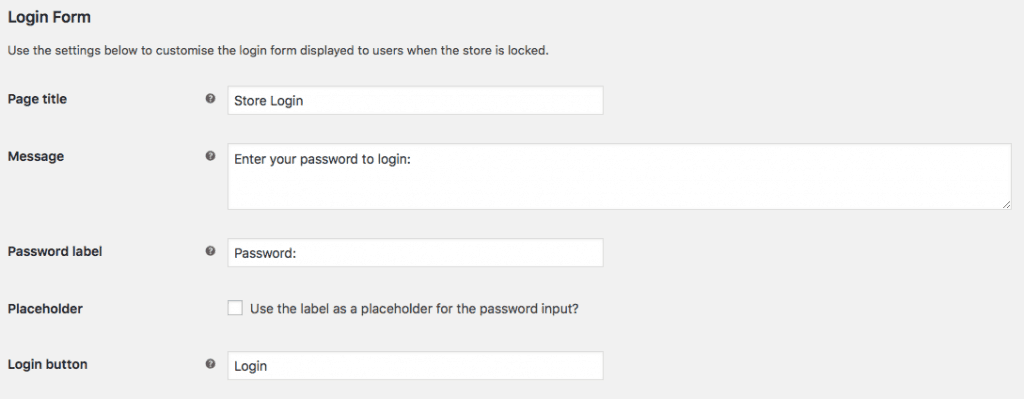 WooCommerce Login Form Customisation