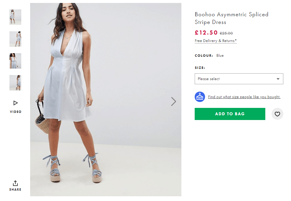 Asos e-commerce