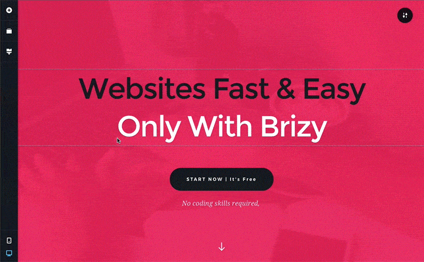 Responsive builder - Brizy