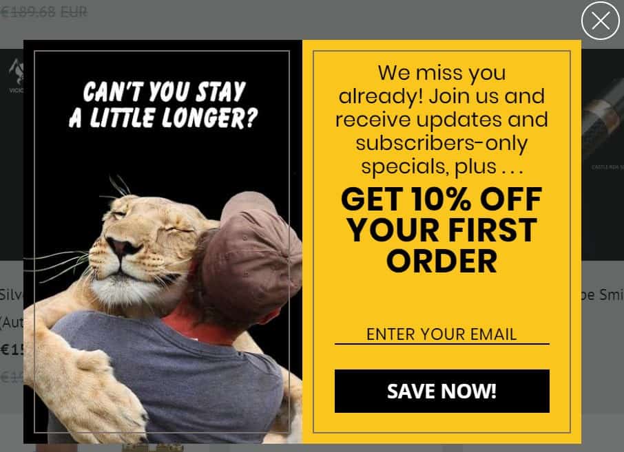 Targeted Popup