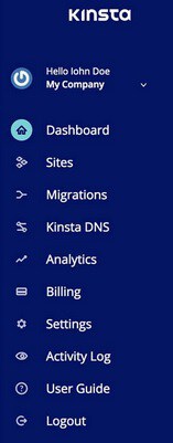 With MyKinsta everything you need is just a click away