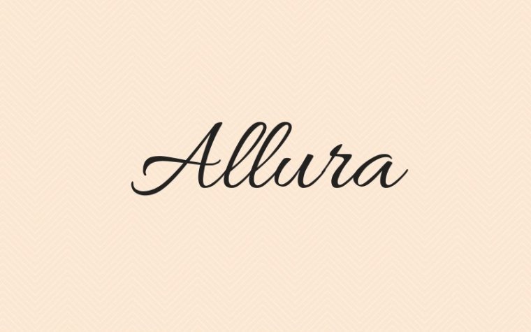 Allura Script font