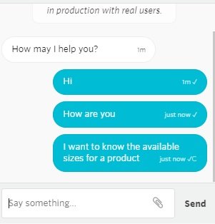 Use the live chat for instant customer feedback