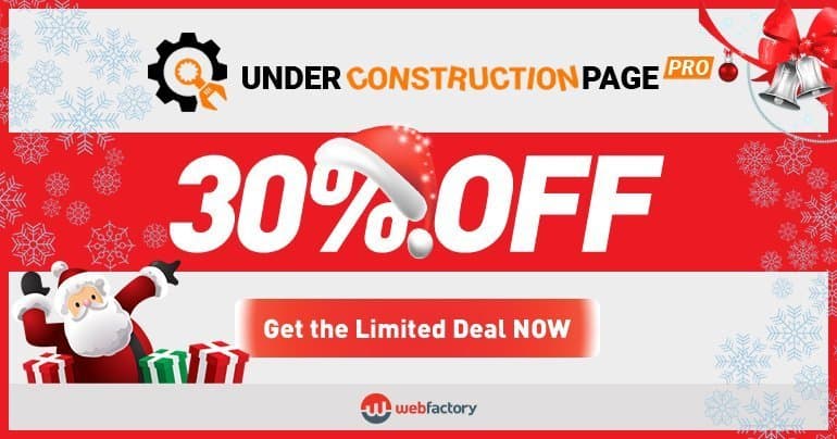 UnderConstructionPage Christmas Deal