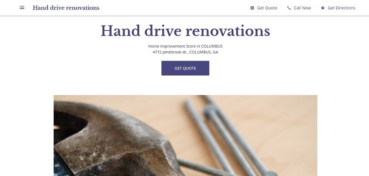 hand drive renovations