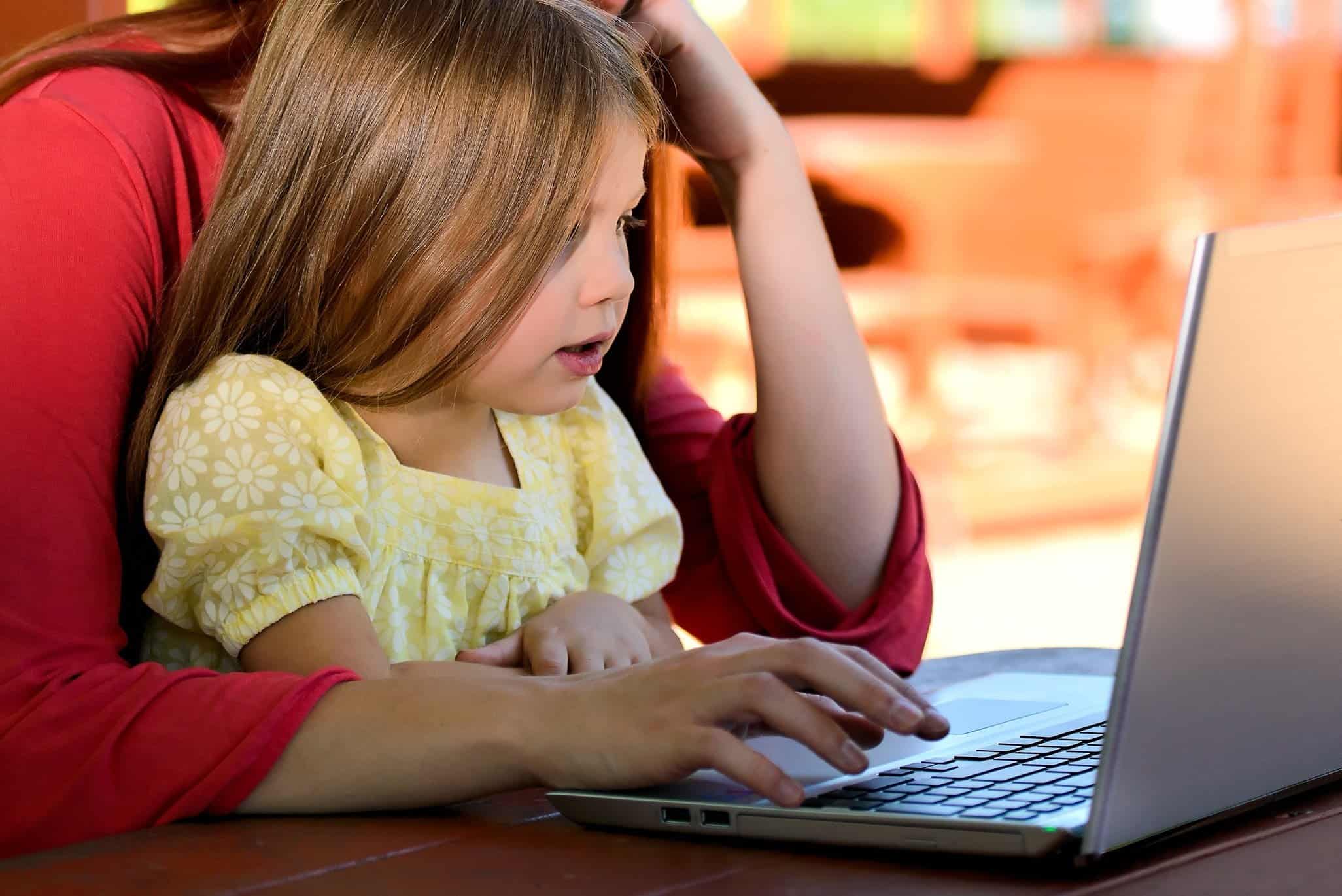 Teaching kids to type