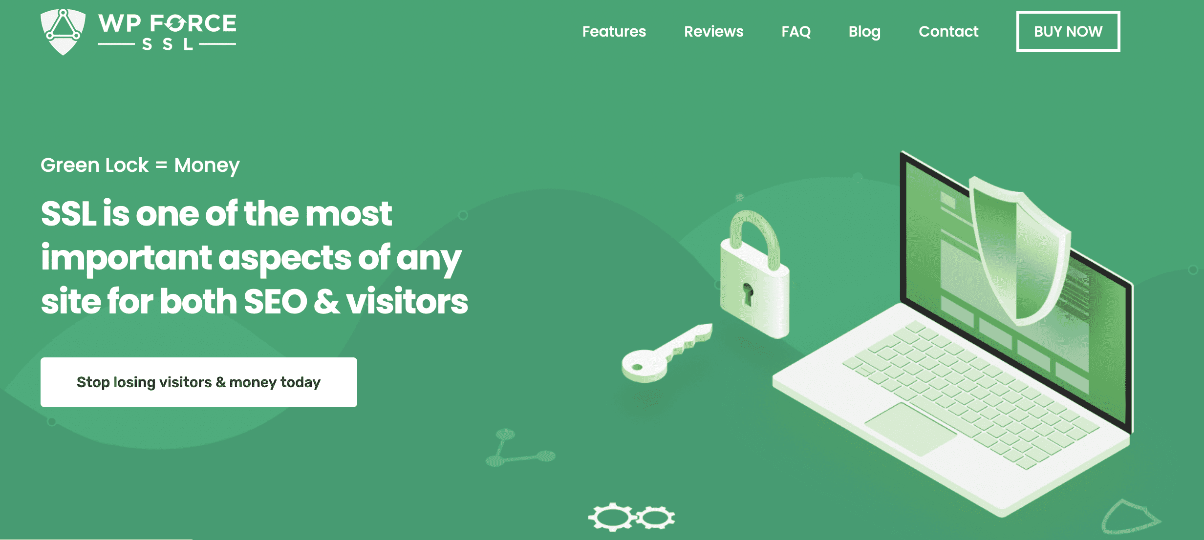 WP Login Lockdown landing page