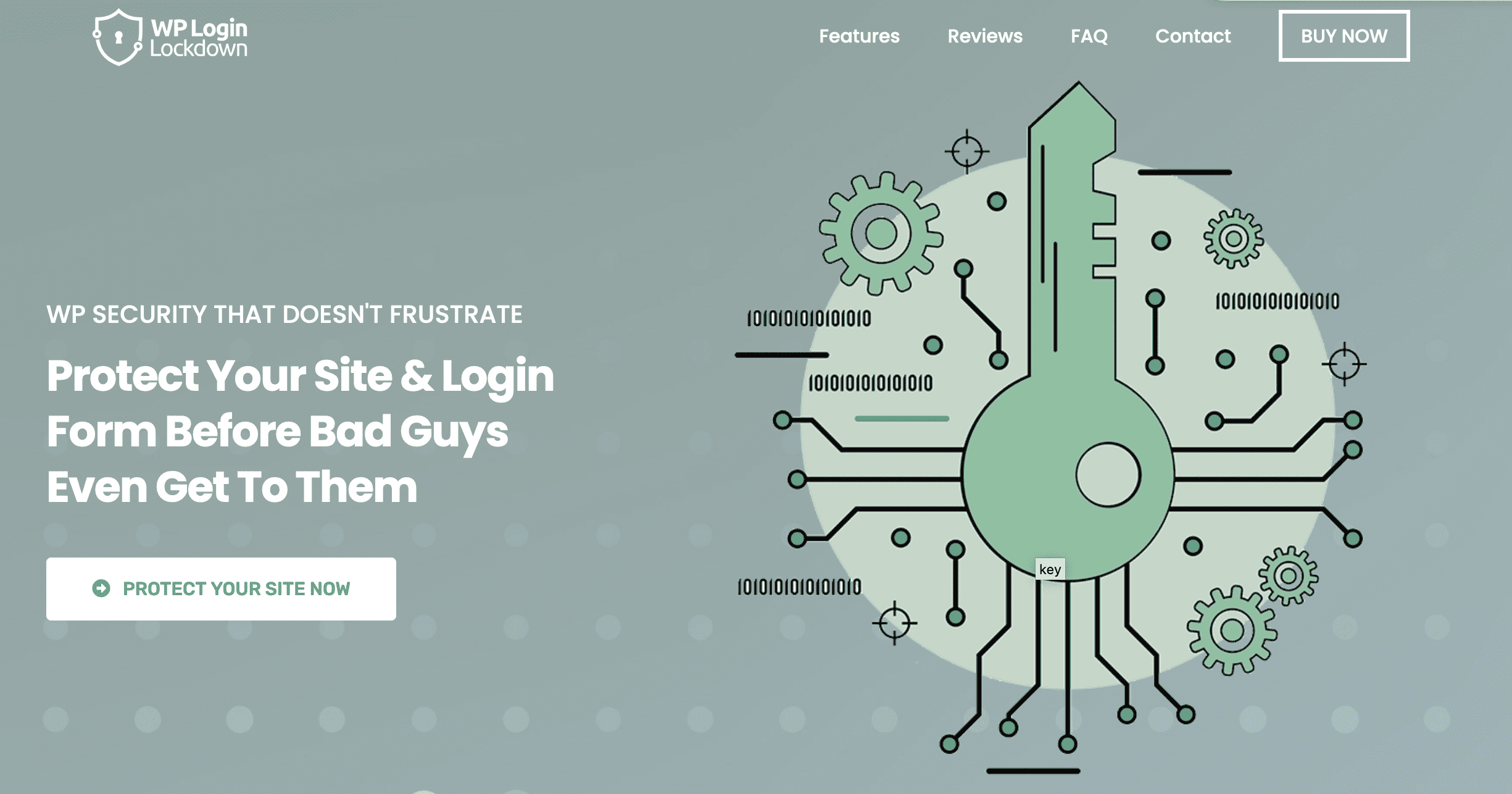 WP Login Lockdown landing page