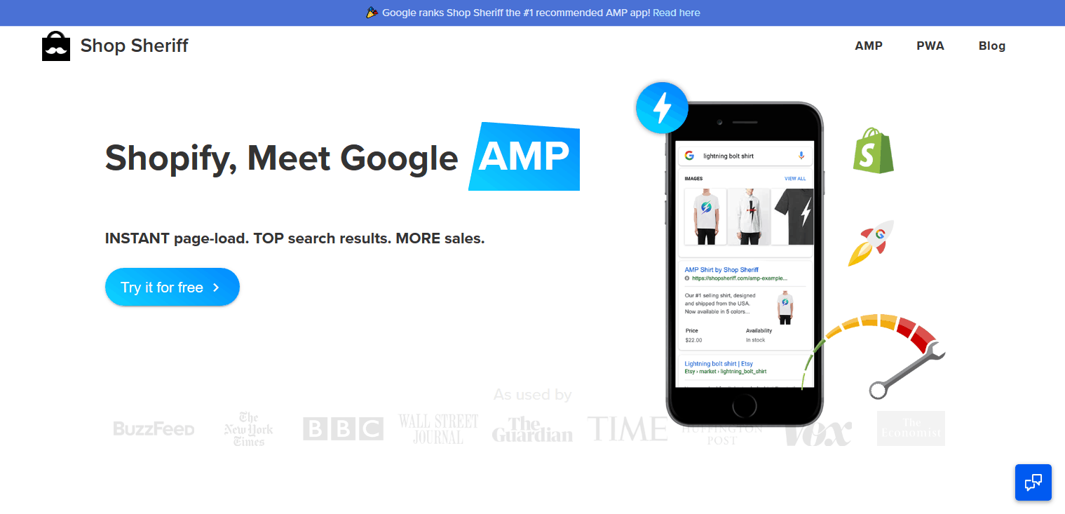 AMP For Shopify Shop Sheriff