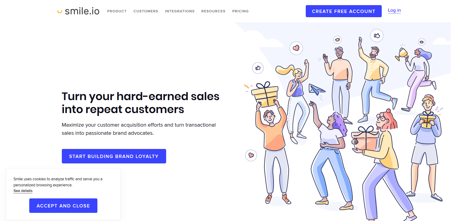 Smile.io Easy to use loyalty programs for small businesses