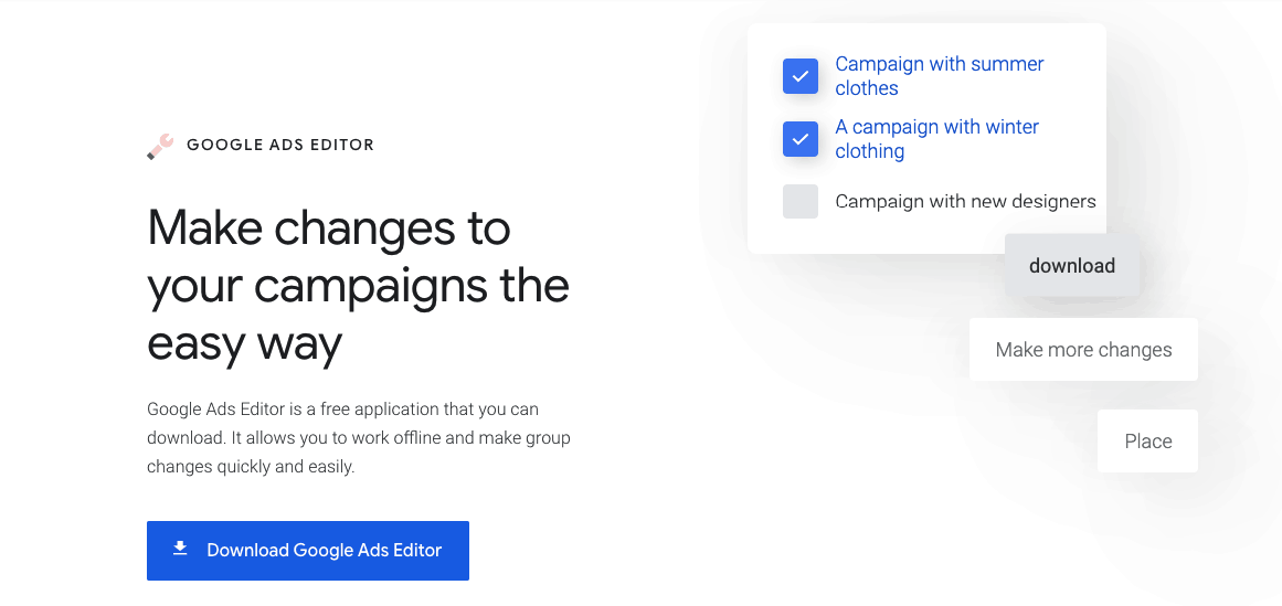 Google Ads Editor