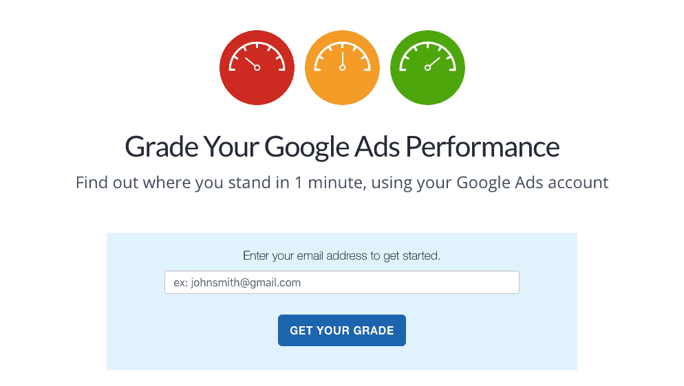 Grade Your Google Ads Performance