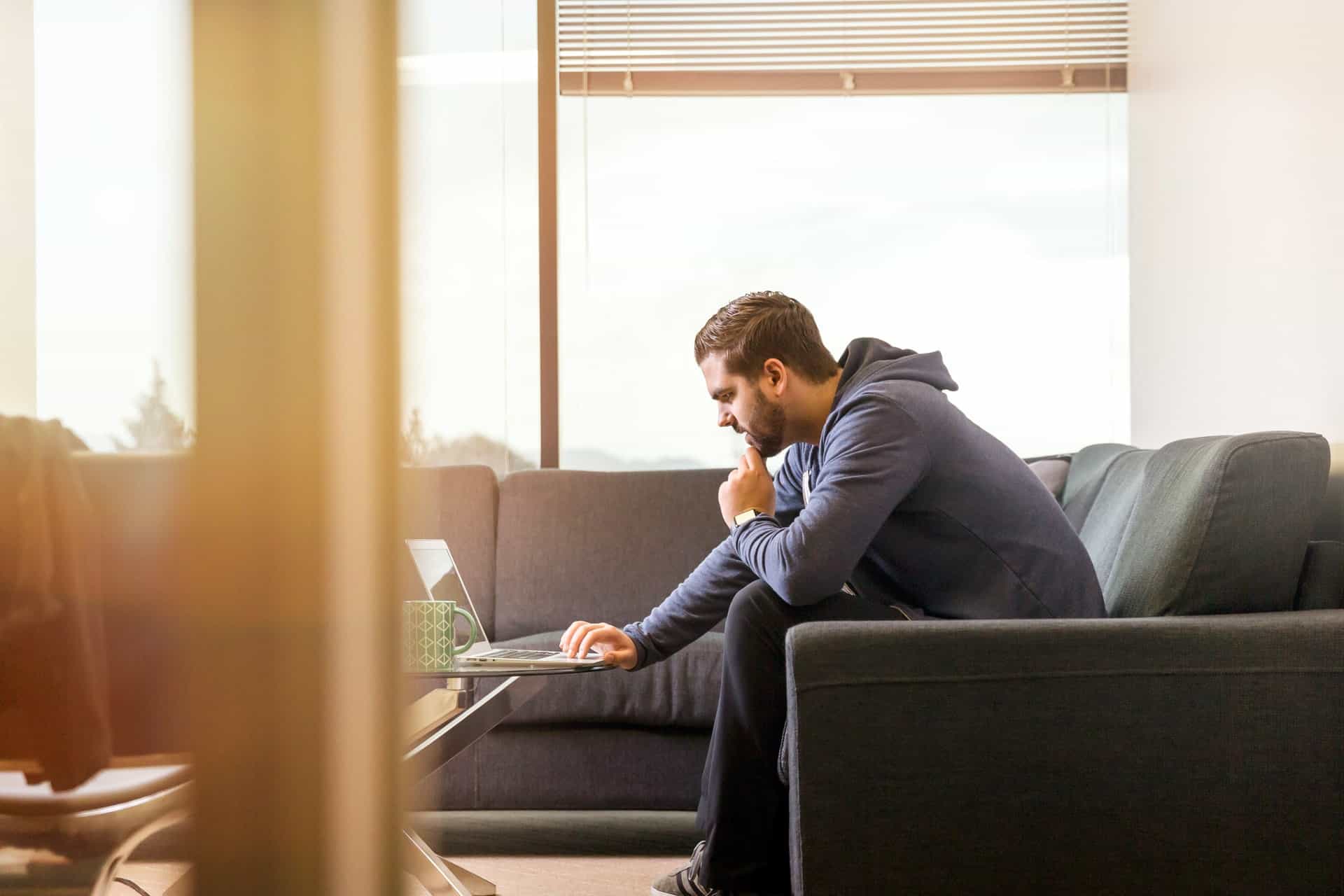 Image of a man working