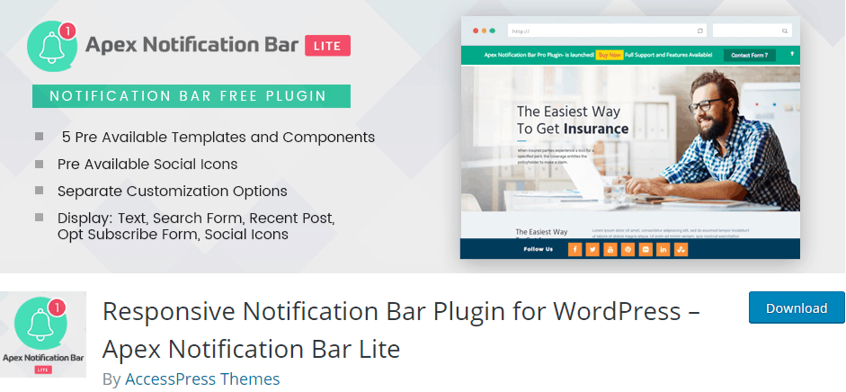 Apex Notification Bar Lite