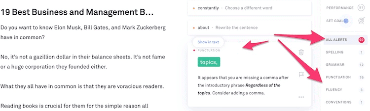 Grammarly report