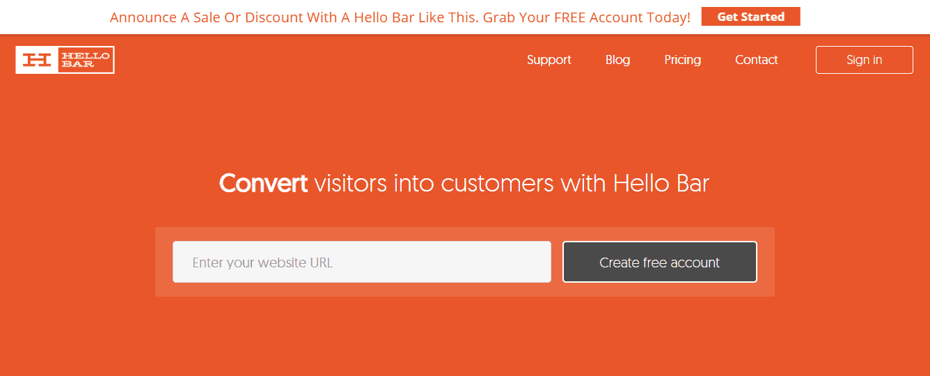 Hello Bar