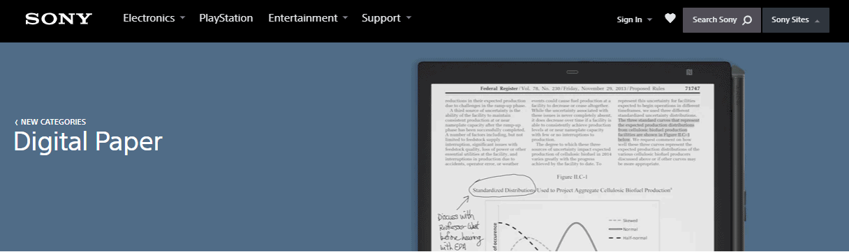 Sony Digital Paper