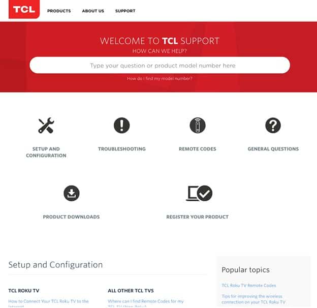TCL support