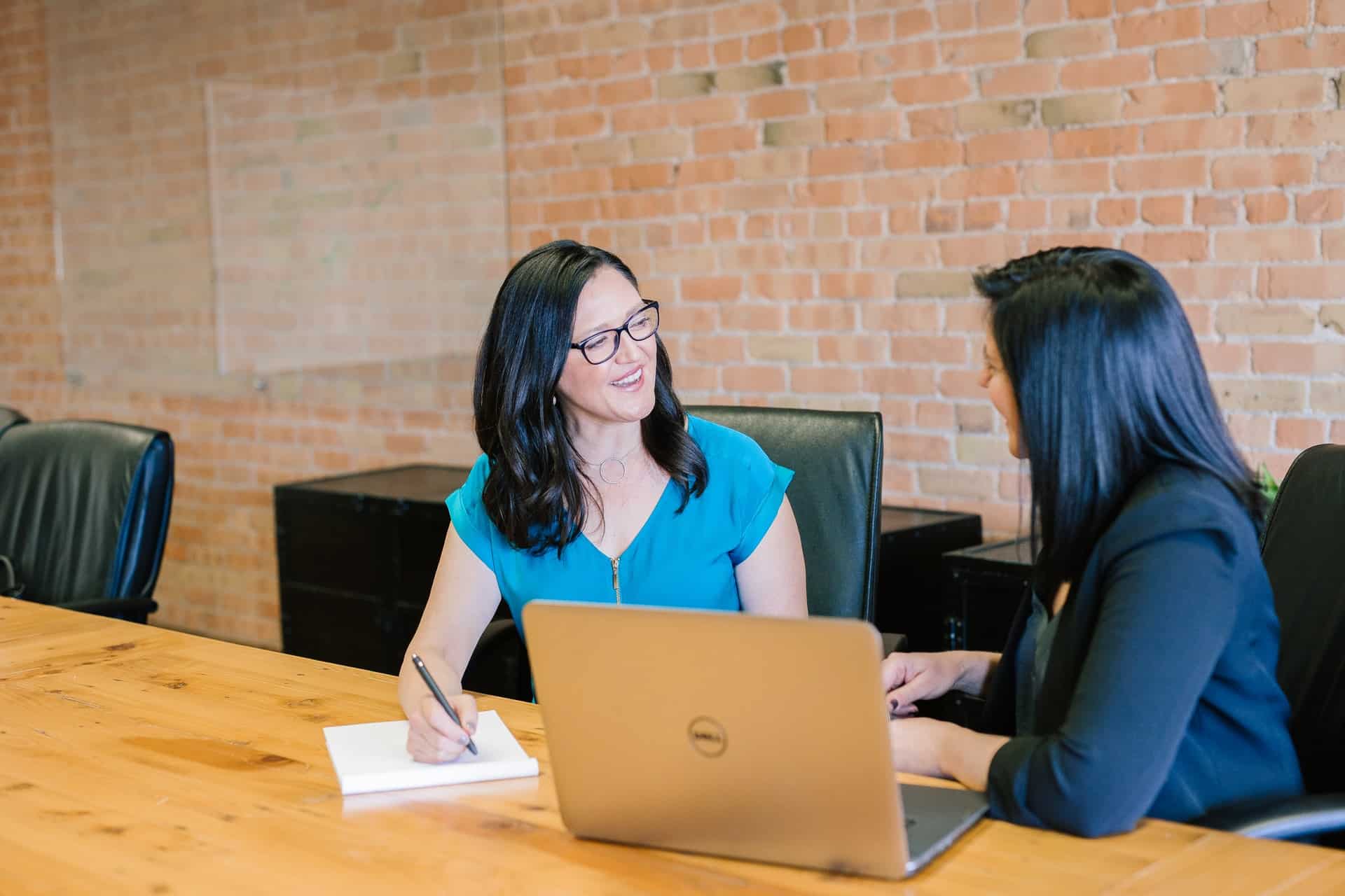 Two women in meeting