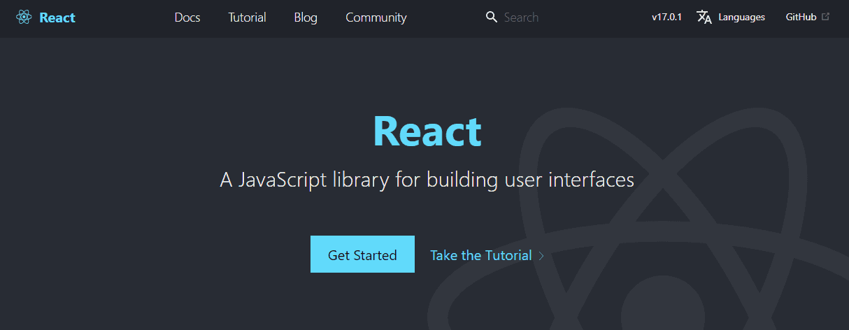 React