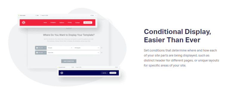 Elementor conditional display
