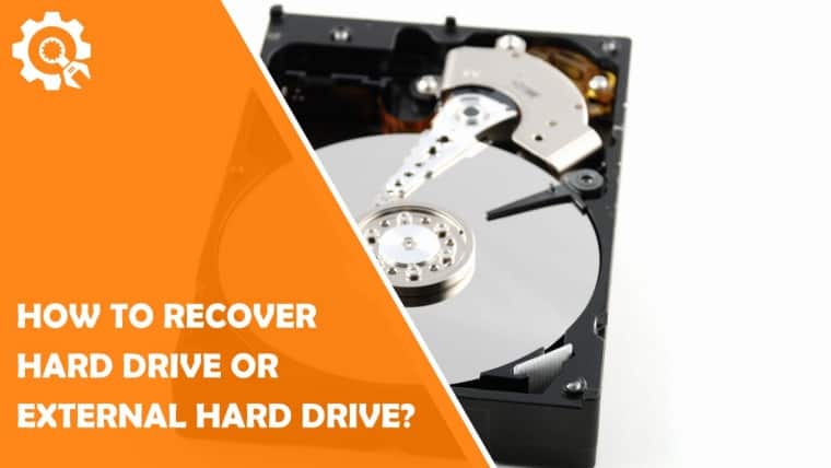 How to Recover a Hard Drive or an External Hard Drive
