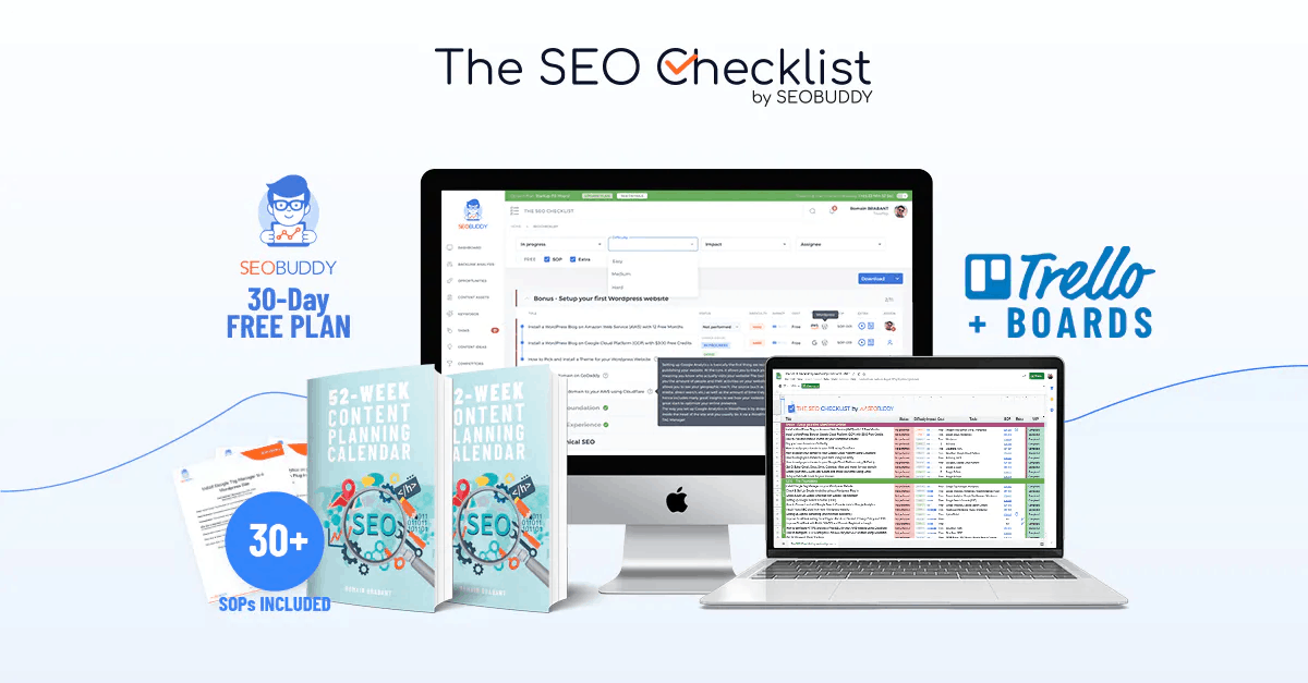 SEO Checklist promo banner