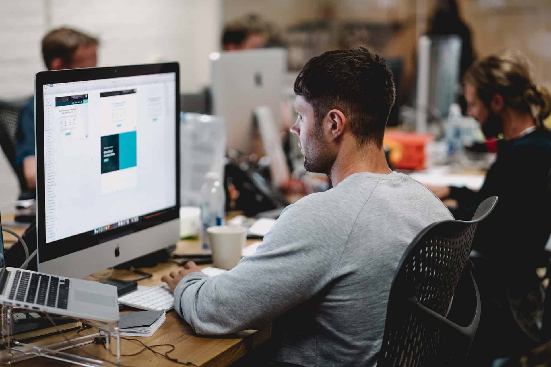 Man working in office