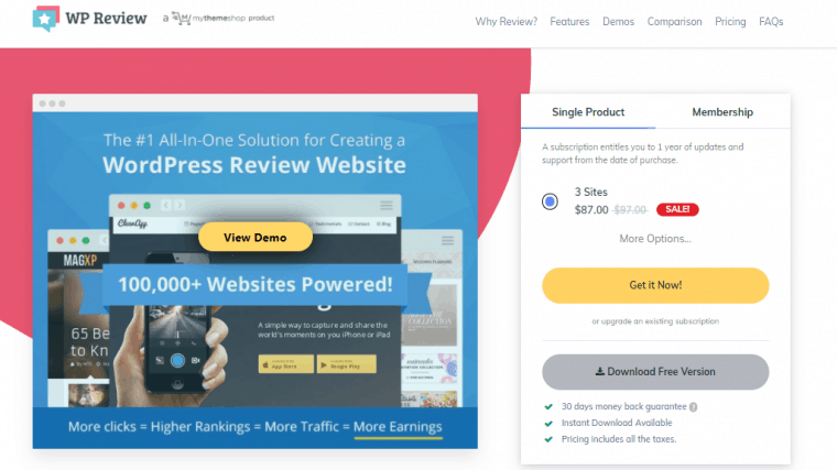 WordPress Review Pro