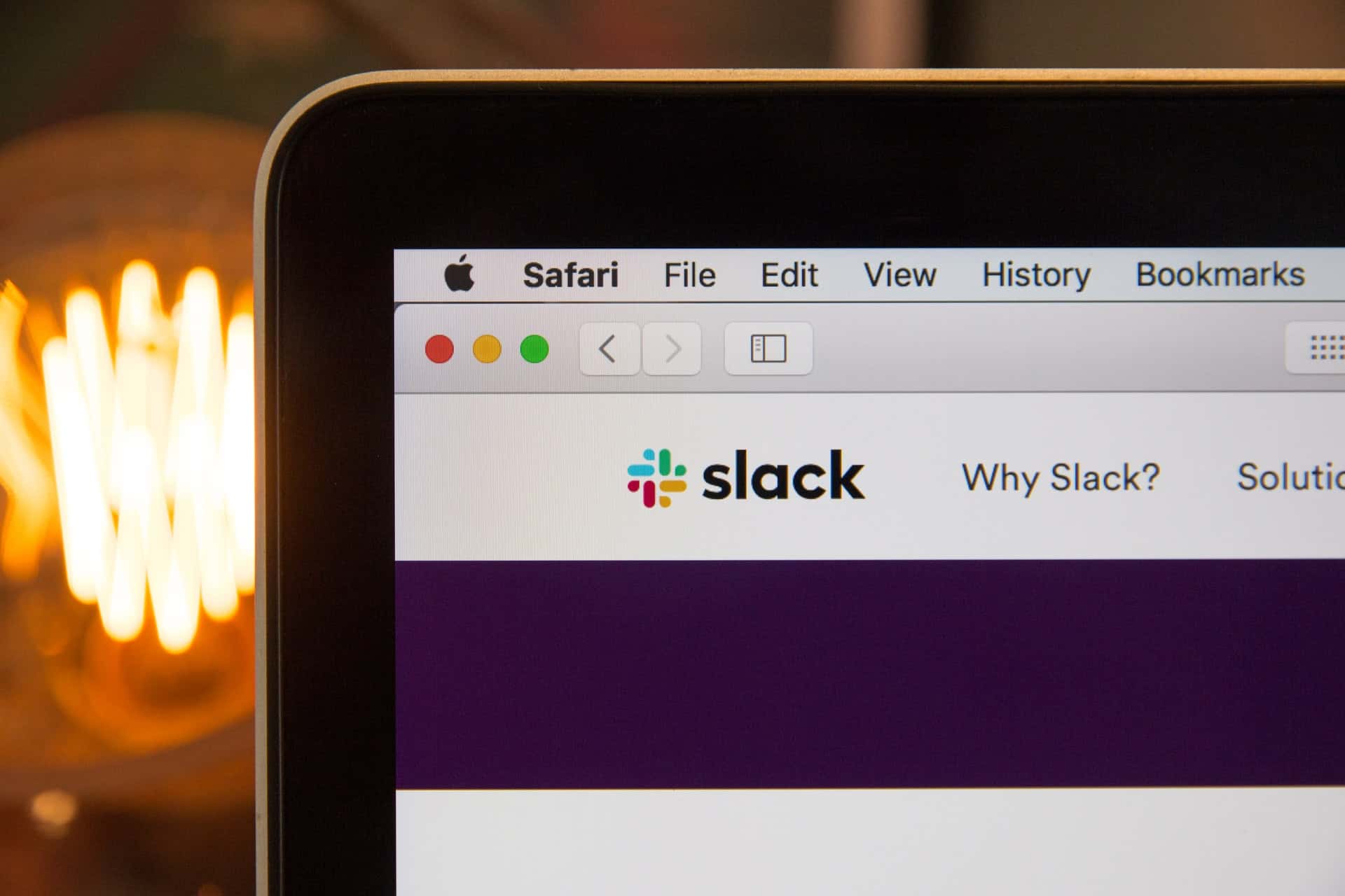 Slack homepage