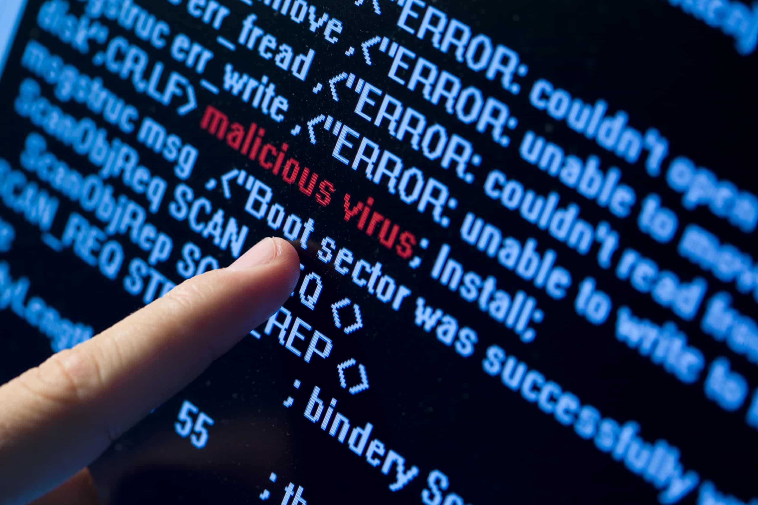 Malicious virus in code