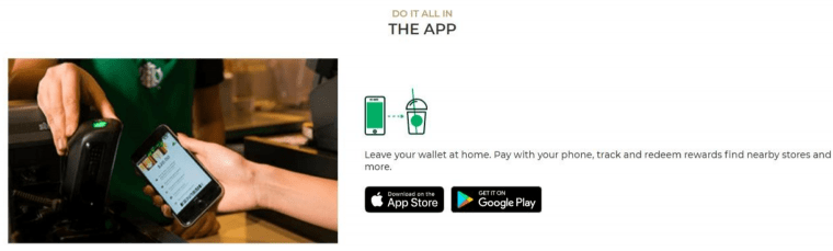 Starbucks app