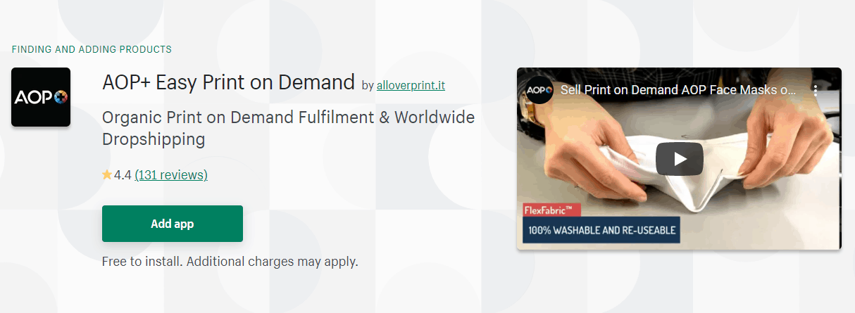 AOP+ Easy Print on Demand