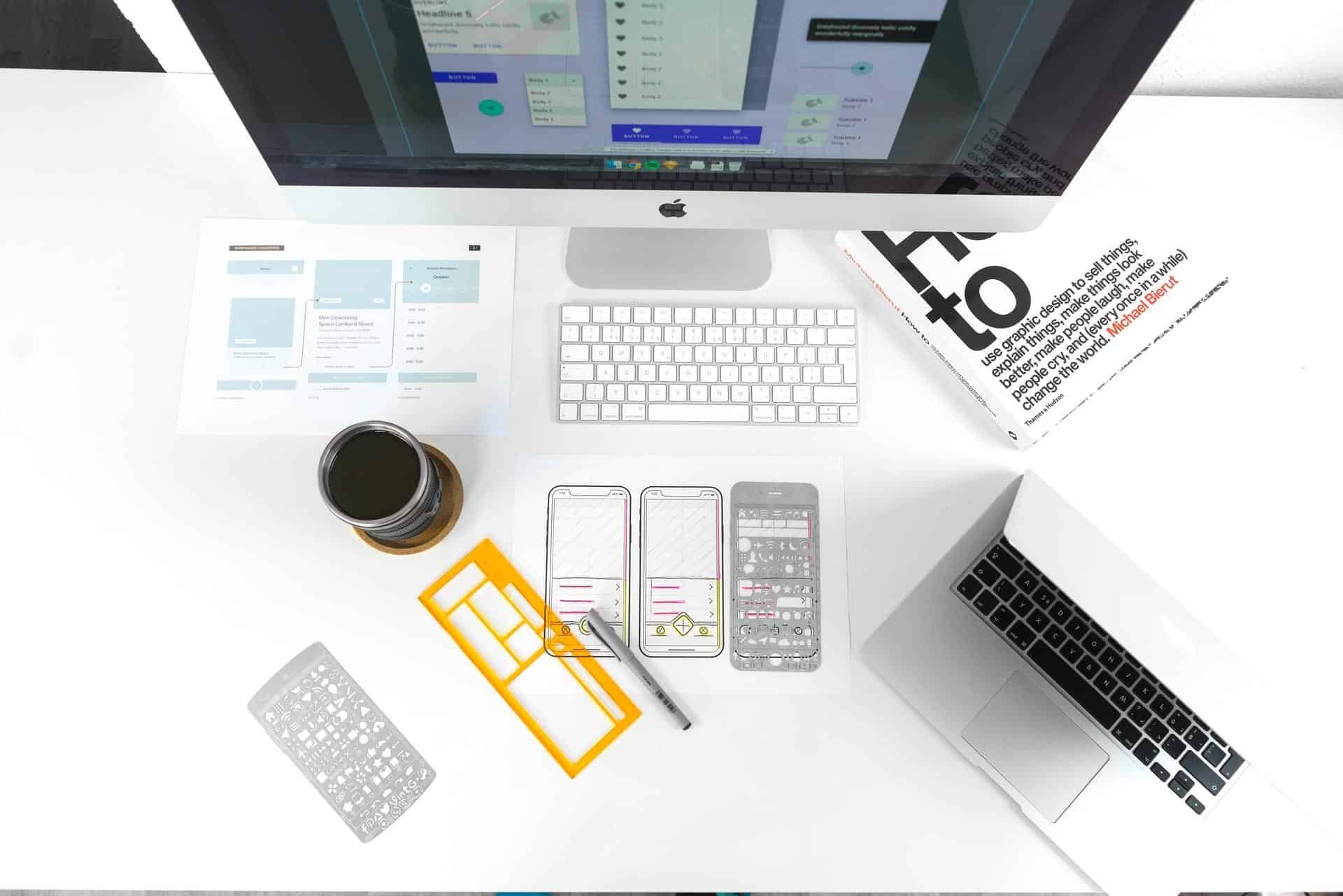 UX designer desk