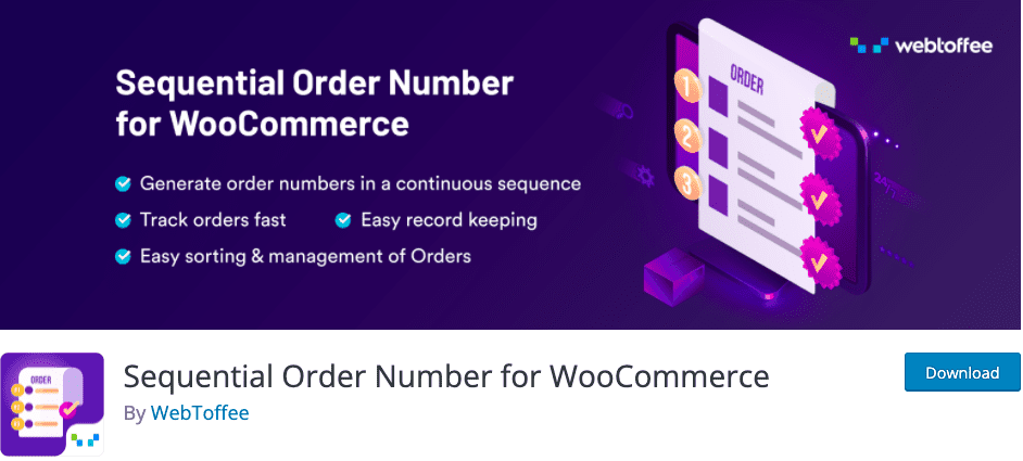 Sequential Order Number for WooCommerce