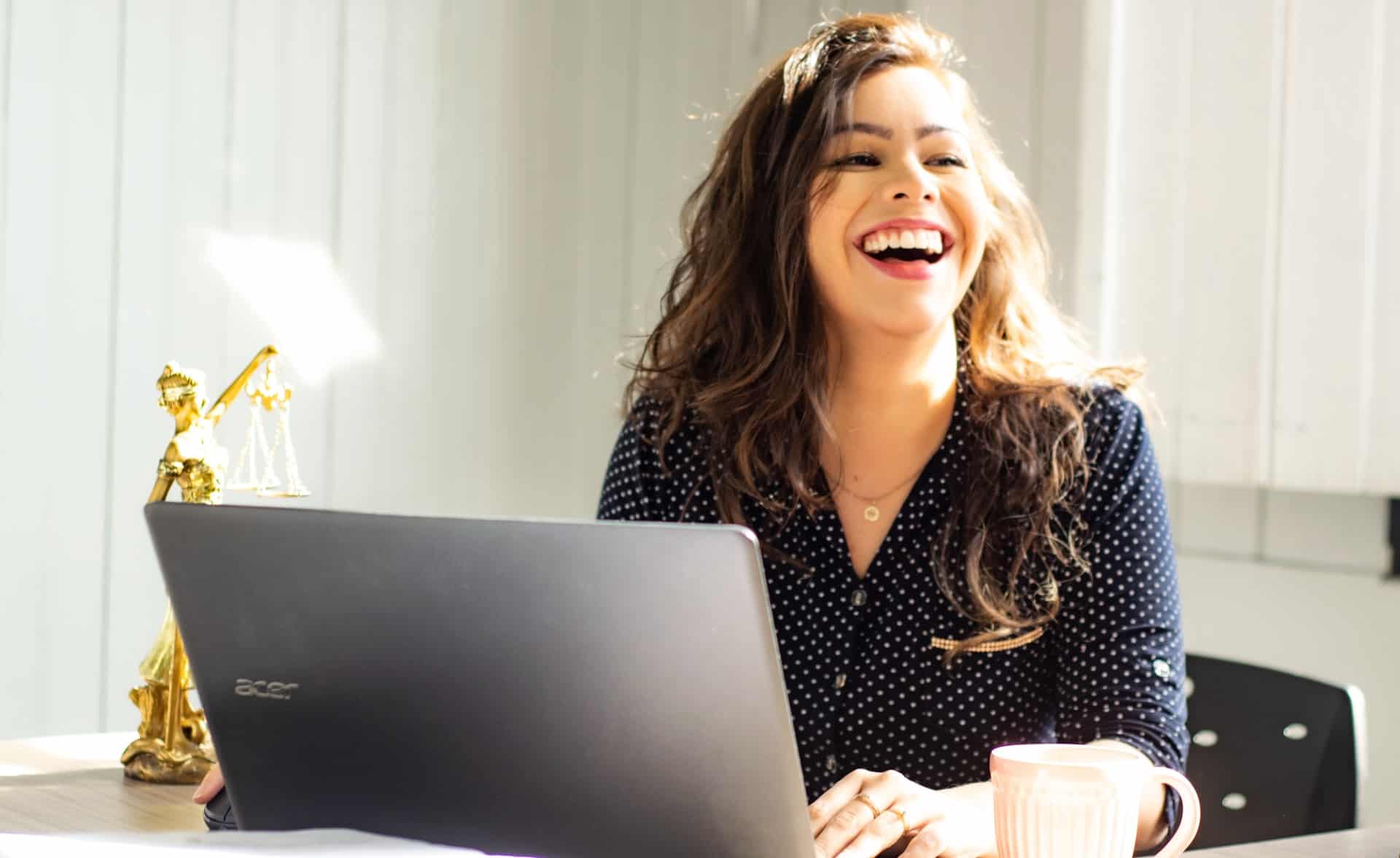 Happy young woman