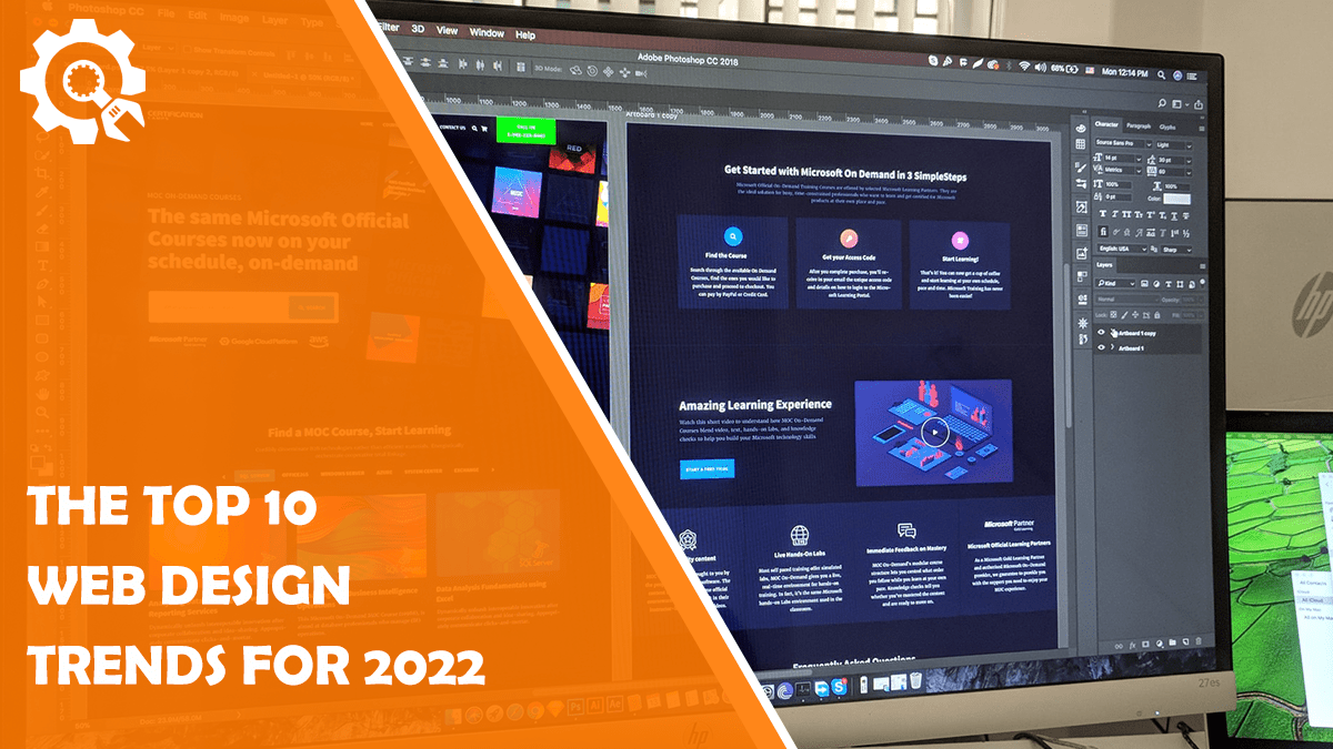 Read The top 10 web design trends for 2022