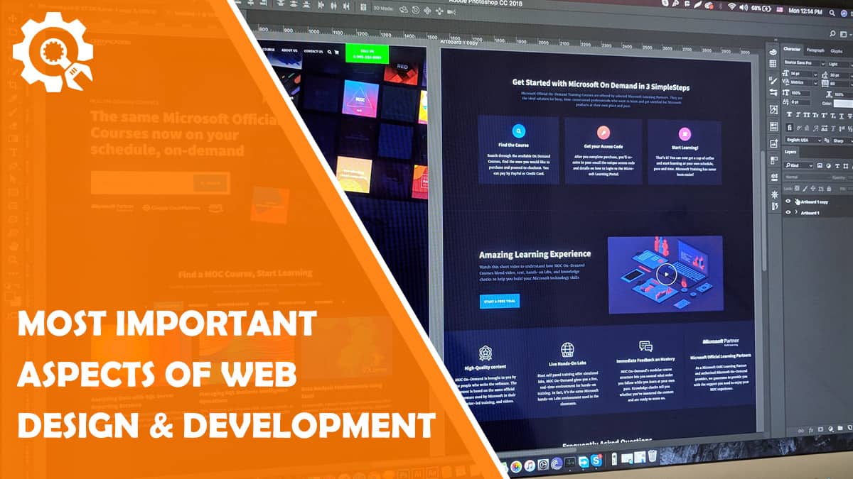 Read Most Important Aspects of Web Design and Development