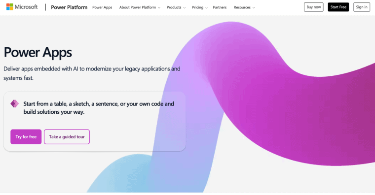 Microsoft power apps